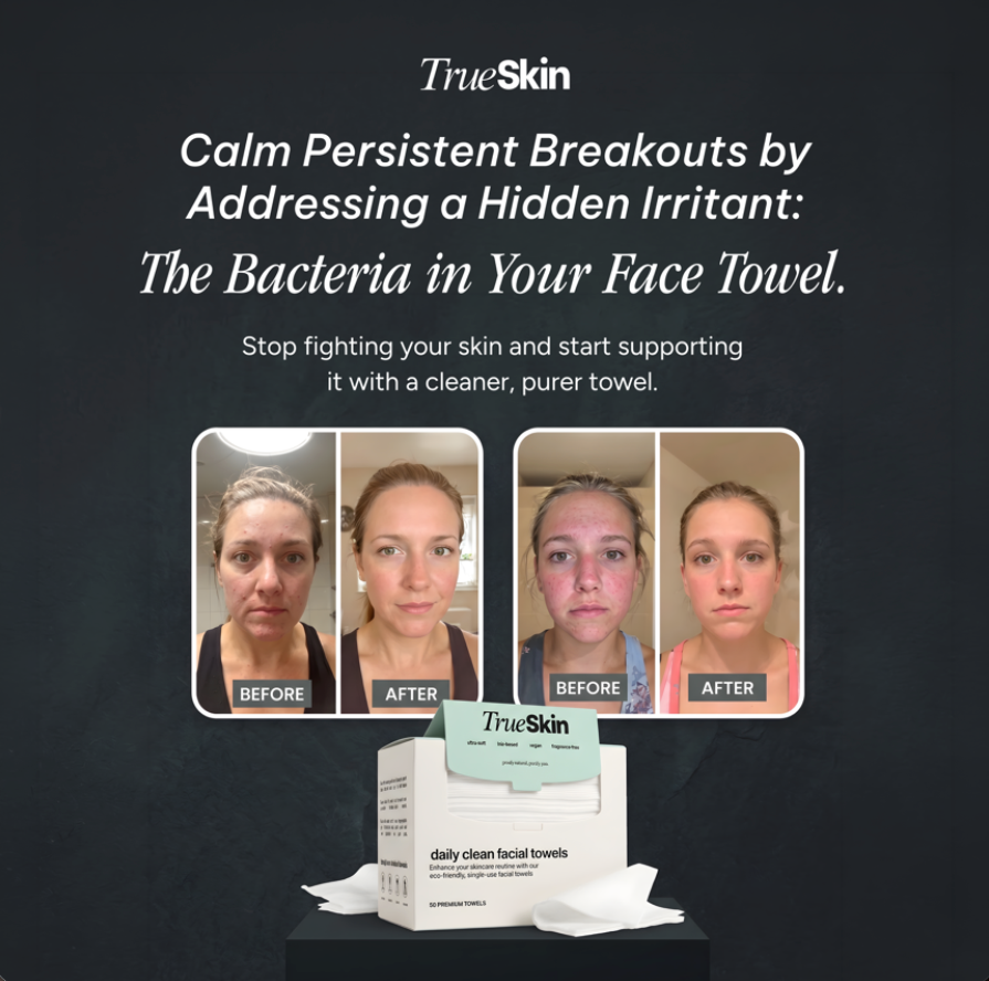 TrueSkin® Clean Cotton Facial Towels