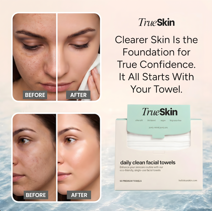 TrueSkin® Clean Cotton Facial Towels